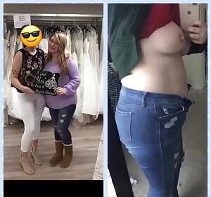 MOH dress shopping with my bestie last night and this morning