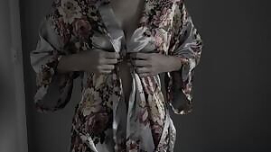 My girls hide underneath my robe quite nicely.