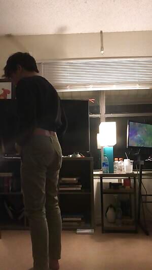 just undressing after work 😘