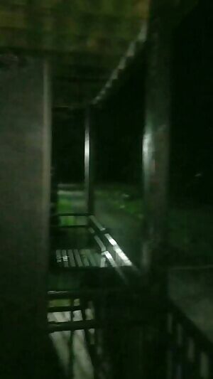 Any late night drivers would have caught me with both hands occupied and completely naked