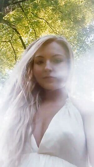 Teasing her nipple ring