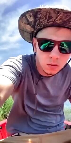 Fishing with the dick out