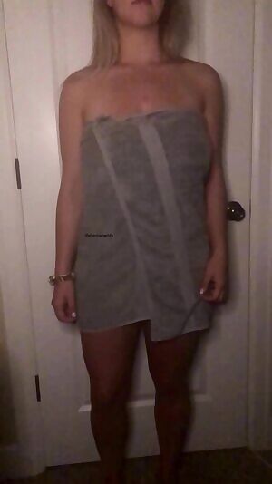 Hope you don't mind what's hiding under my towel