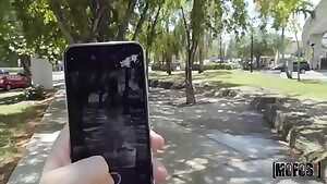 Horny Creep Gets Lucky With A Busty Babe