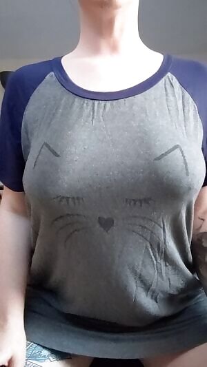 Meow meow ginger kitty drop