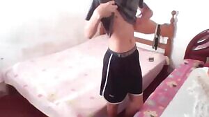 Gay underwear strip tease