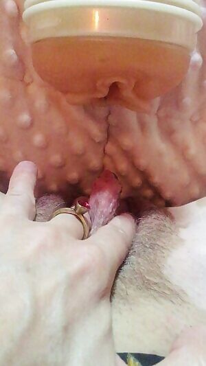 💕 First time poster here ... just me grinding my fleshlight with my growing clit 💕 I hope this is okay to post here! Welcomes appreciated! I always get shy first time posting 🌷