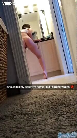 Does she know she isn't alone at home?