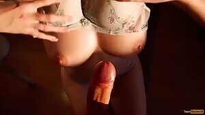 Big Boobs Teenager Sucking Cock