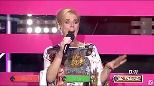 Game show contestants catapulted with giant sheet cakes