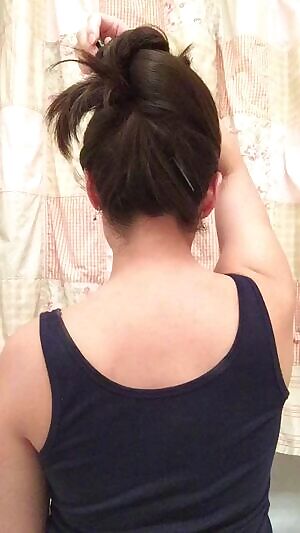 I was asked to repost this gif of me letting down my hair