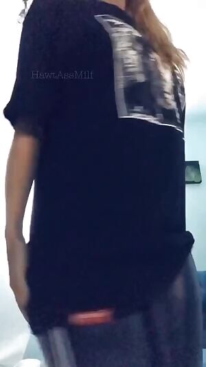 Peeling off my leather pants