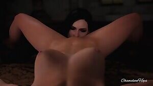 Yennefer's cunnilingus skills