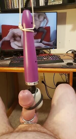 44 Fuck it Boys! I have to cum, but the straps are so tight!