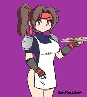 Pizza time with Jessie