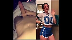 Who wants to share a huge cock with her?