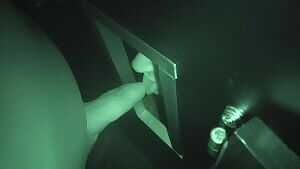 Stranger tastes my shaved dick at gloryhole in porncinema.