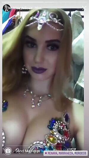 Super hot Irina belly dancer