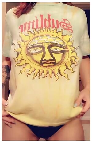 Nice surprise under this old band tee