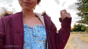 Sunset walk in the park~ 💖