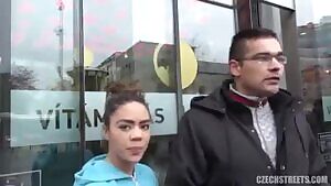 cute girlfriend fucked by a stranger hard after her guy gave her out for cash