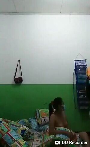 Asian Group Girls Enjoying Making Naked Video in Hostel 😁