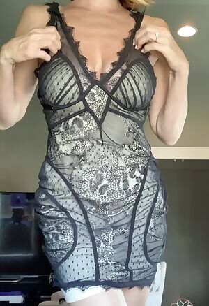 Lacy dress reveal