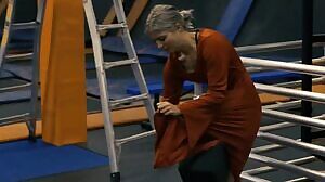 True goddess Elyse Willems manages to be real sexy, no matter what she does. Getting me deeply aroused, by just letting me see the outline of her panties. Turning me into a horny pervert, yet again. Wanting to bang her non-stop.