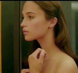 Alicia Vikander's petite body could use a good railing